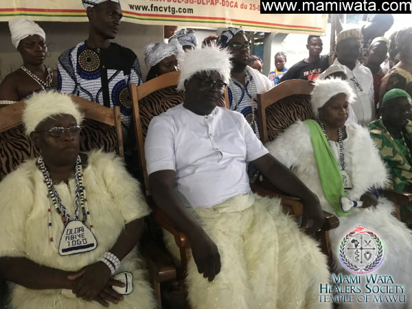 Founders and Leaders of The Mami Wata Healers Society Temple of Mawu.